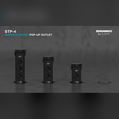 STP-4 Series Surface Mount Pop-up Power Outlet: Where Design Meets Innovation