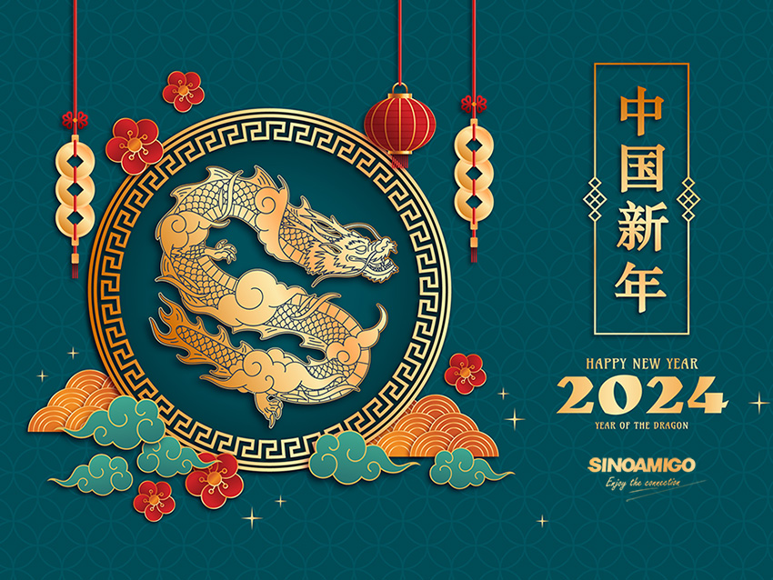 Soaring High into the Year of the Dragon: A Heartfelt New Year's Greeting from Sinoamigo